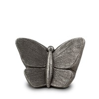 Butterfly Silver Cremation Urn 1L.